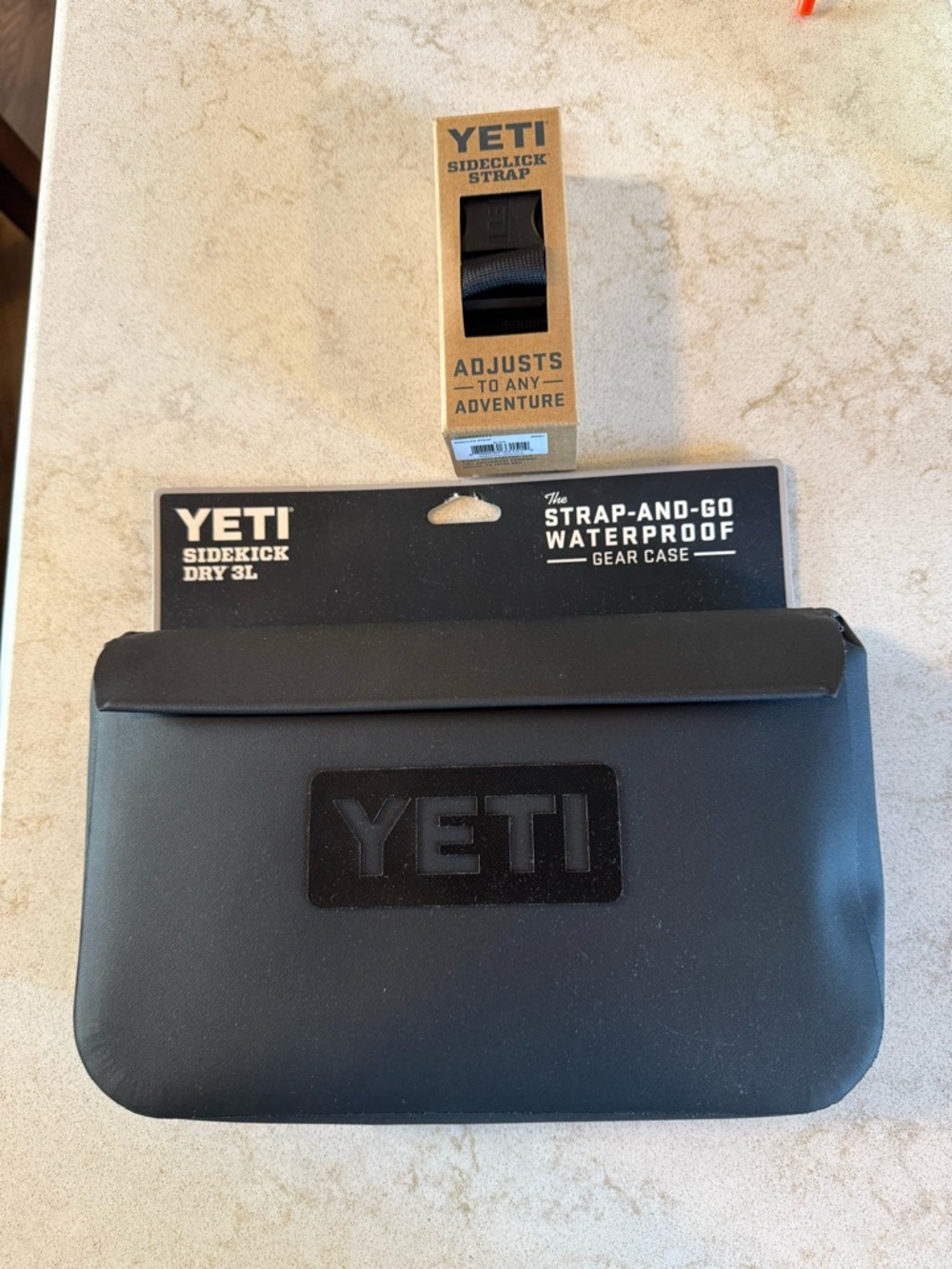 Yeti SideKick Dry 3L Gear Case in Black with Sideclick Strap